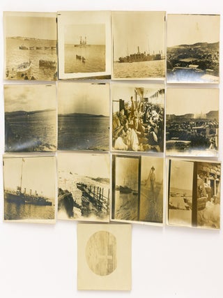 A collection of vintage photographs taken on active service - including at Gallipoli - by Warrant Officer (later Lieutenant) Edward James Shalless, a member of the 1st Royal Australian Navy Bridging Train