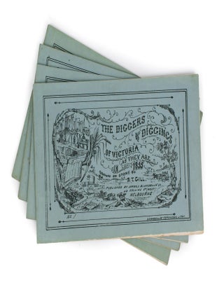 Item #107818 The Diggers & Diggings of Victoria as they are in 1855. Drawn on Stone by S.T. Gill....