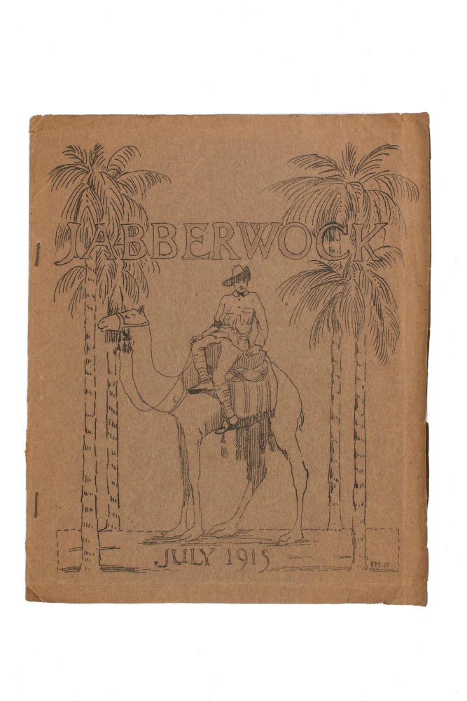 Item #107846 Jabberwock, July 1915 [cover title]. Alice Mary PARSONS.
