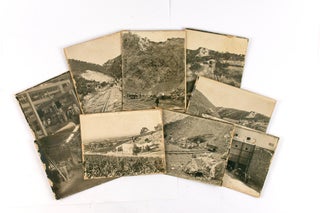 Item #107893 Nine vintage photographs of the Stonyfell Quarry and adjacent vineyards in the...