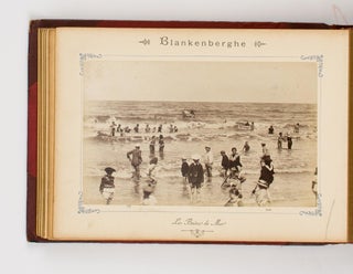 A late-nineteenth century album containing 36 photographs of cities, sites and scenes across Belgium