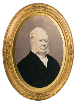 Item #108073 An almost-lifesize vintage portrait photograph of Sir James Hurtle Fisher...