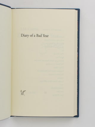 Diary of a Bad Year