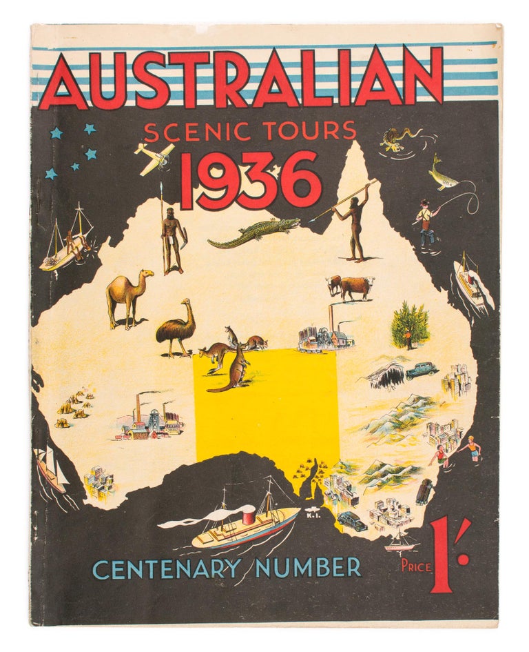 Item #108347 Australian Scenic Tours 1936. South Australia's Centenary Number. A Travel and Tourist Annual. H. M. HANCOCK.