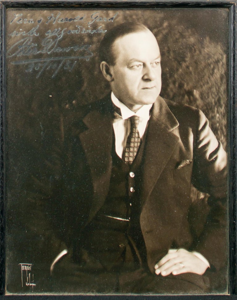 Item #108350 A signed portrait photograph of Peter Dawson by Tornquist, Wellington, New Zealand. Peter DAWSON.