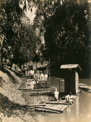 Item #108652 'Wayside Scene' [a vintage photograph mounted on the original flush-cut thick...