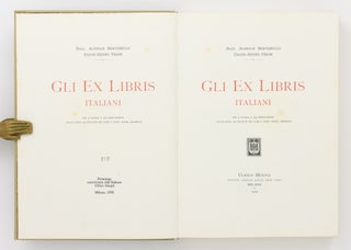 Gli Ex Libris Italiani [Italian Bookplates]