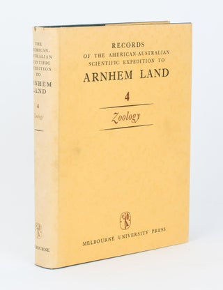 Item #109084 Records of the American-Australian Scientific Expedition to Arnhem Land. [Volume] 4:...