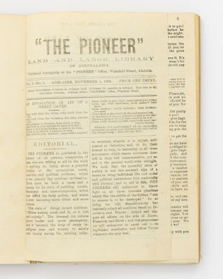 'The Pioneer'. Land and Labor Library of Australasia. Volume I, Number 1, 1 November 1890 to Volume I, Number 13, 18 April 1891
