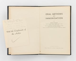 Item #109517 Oral Methods of Immunisation. Dr Burton BRADLEY