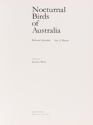 Nocturnal Birds of Australia
