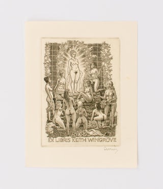 Item #109640 A collection of 86 bookplates, mainly by Australian artists for Australian subjects....