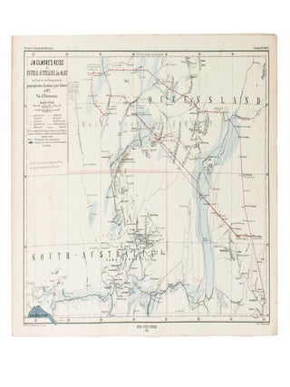 Item #109662 J.M. Gilmore's Reise in Central Australien, Jan-Okt. 1871, und Ubersicht des...