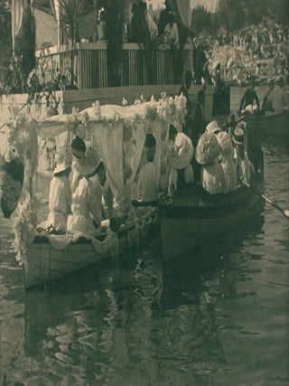 Item #109721 Henley-on-Torrens Regatta. A vintage carbon print (visible image size 183 × 256...