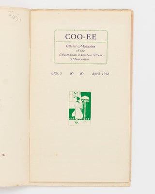 Coo-ee. Official Magazine of the Australian Amateur Press Association. Number 3, April 1952