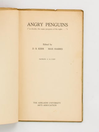 Angry Penguins ('as drunks, the angry penguins of the night ...')
