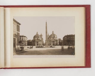 An album containing 18 late nineteenth-century photographs of Rome