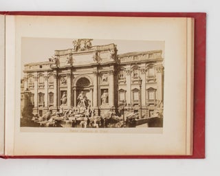 An album containing 18 late nineteenth-century photographs of Rome