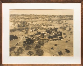 Item #110178 A large aerial photograph of Lindsay Park (circa 1930), the sprawling homestead near...