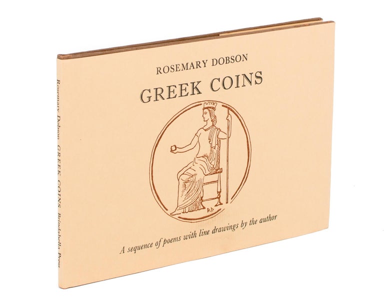 Item #110191 Greek Coins. A Sequence of Poems. Brindabella Press, Rosemary DOBSON.
