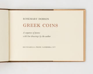 Greek Coins. A Sequence of Poems