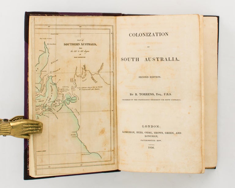 Item #110291 Colonization of South Australia. Robert TORRENS.