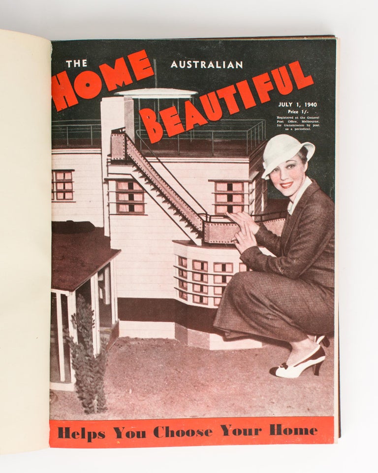 Item #110560 The Australian Home Beautiful. A Monthly Journal devoted to Home Building. Volume 18, Number 1, January 1940 to Volume 18, Number 11, November 1940