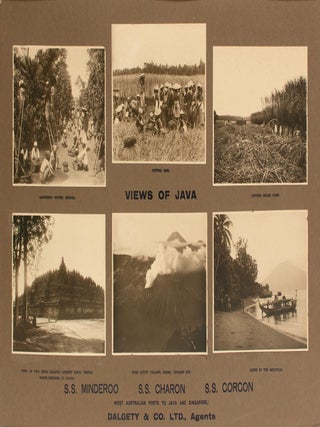 Item #110563 'Views of Java... SS "Minderoo" - SS "Charon" - SS "Gorgon". West Australian Ports...