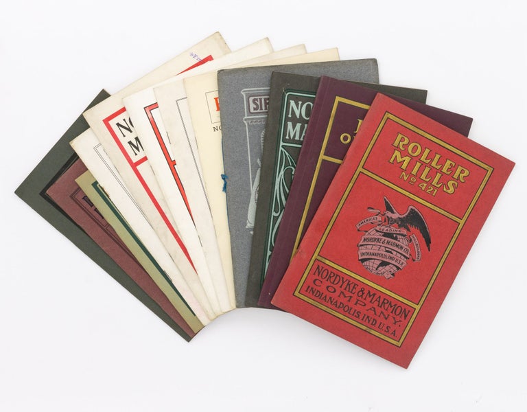 Item #110566 A selection of eleven different Nordyke & Marmon trade catalogues relating to flour milling are offered as one lot. Trade Catalogues.
