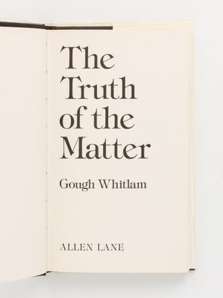 The Truth of the Matter
