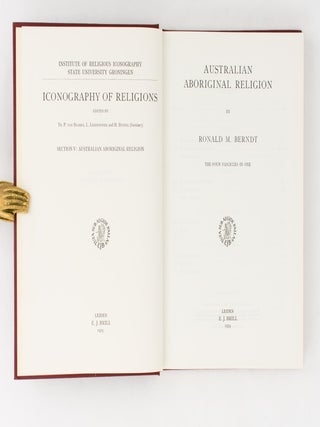 Australian Aboriginal Religion