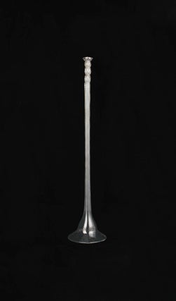 Item #110698 An extraordinarily rare early monaural stethoscope in hand-blown and hand-worked...