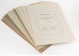 Item #110710 Portfolio of the Monumental Brass Society. [10 parts, comprising Volume 6, Numbers...