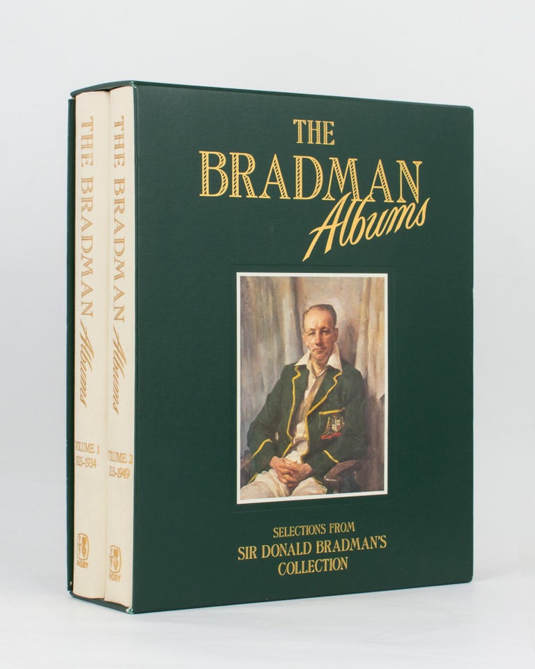Item #110784 The Bradman Albums. Selections from Sir Donald Bradman's Official Collection. Volume 1: 1925-1934 [and] Volume 2: 1935-1949. Cricket, Don BRADMAN.