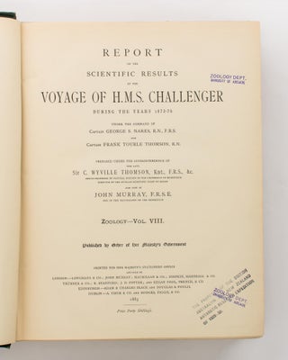 Report of the Scientific Results of the Voyage of HMS 'Challenger' during the years 1873-76 under the command of Captain George S. Nares ... and the late Captain Frank Tourle Thomson. Zoology. Volume XXII: Report on the Deep-Sea Fishes collected by HMS 'Challenger' during the years 1873-1876. By Albert Gunther