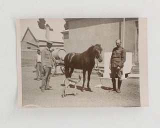 A collection of six different vintage portrait photographs of Lieutenant (later Captain) Samuel Albert White, together with 65 personal snapshots from his Boer War days