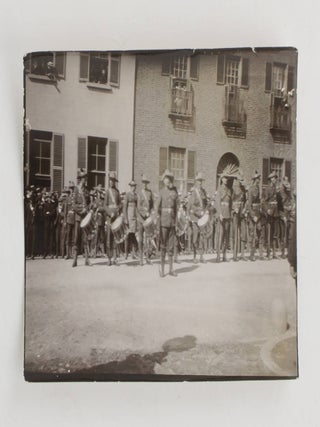 A collection of six different vintage portrait photographs of Lieutenant (later Captain) Samuel Albert White, together with 65 personal snapshots from his Boer War days