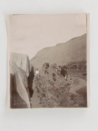 A collection of six different vintage portrait photographs of Lieutenant (later Captain) Samuel Albert White, together with 65 personal snapshots from his Boer War days