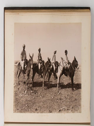A fine morocco album (365 × 290 mm) containing 90 albumen paper photographs of Ceylon, Egypt and the Suez Canal, Malta and England, put together in the late 1880s by a well-heeled traveller