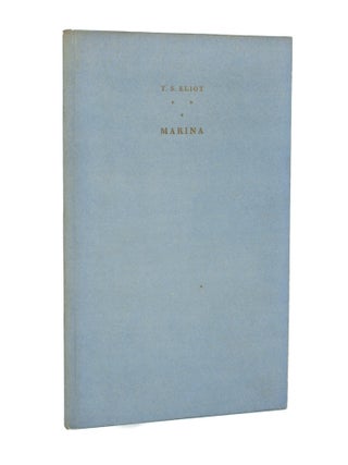 Item #111007 Marina. With Drawings by E. McKnight Kauffer. T. S ELIOT