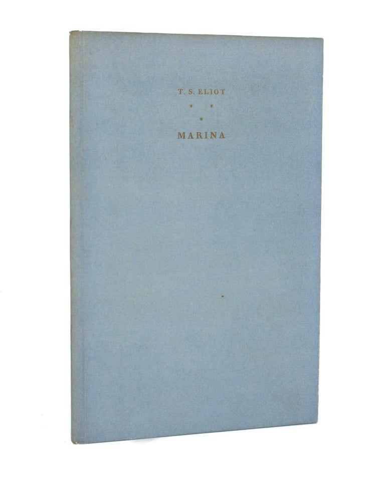 Item #111007 Marina. With Drawings by E. McKnight Kauffer. T. S. ELIOT.