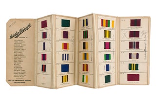 Item #111435 Australian Weaving Co. Pty. Ltd. Weavers of Hat Ribbons, Medal Ribbons ... 125-133...