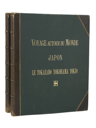 Item #111438 Two impressive large-format albums containing a total of 110 hand-coloured...