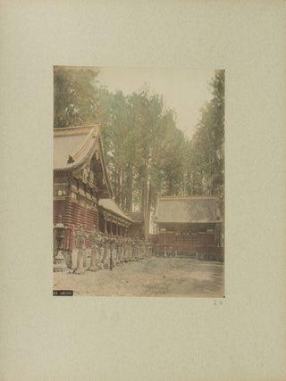 Two impressive large-format albums containing a total of 110 hand-coloured nineteenth-century albumen paper photographs of Japan by Adolfo Farsari
