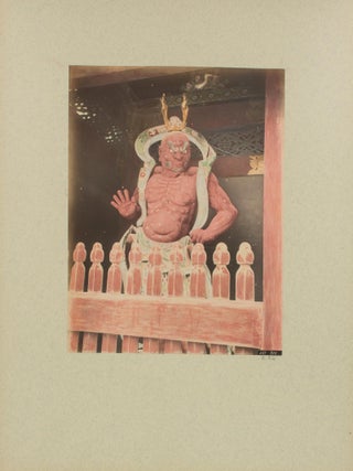Two impressive large-format albums containing a total of 110 hand-coloured nineteenth-century albumen paper photographs of Japan by Adolfo Farsari