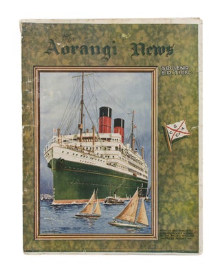 Item #111453 The Aorangi News. Souvenir Edition. Printed and published onboard R.M.M.S 'Aorangi'...