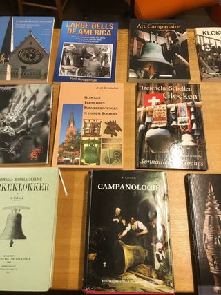 A comprehensive collection of approximately 200 books on all aspects of bells and bell-ringing, being the working library of Hervey Bagot, who is in the process of down-sizing after more than 40 years as a professional campanologist