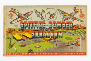 Item #111794 Spitfire and Bomber Squadron. Cut Out, Model Builder - 6 Sheets - No Glueing...