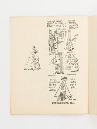 Cricket Sketches and Short Stories by Arthur Mailey, the Australian Googly Bowler, 1932-33