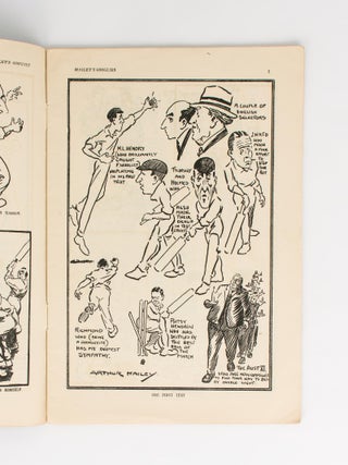Mailey's Googlies. A Series of Sketches and Caricatures of English County and Test Match Cricket, by the Famous Australian Googly Bowler ...